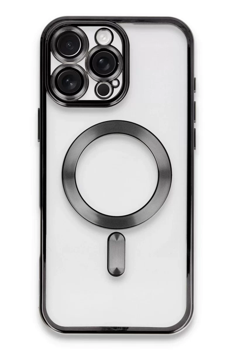 Newface Apple iPhone 16 Pro Kılıf Kross Magneticsafe Kapak - Siyah