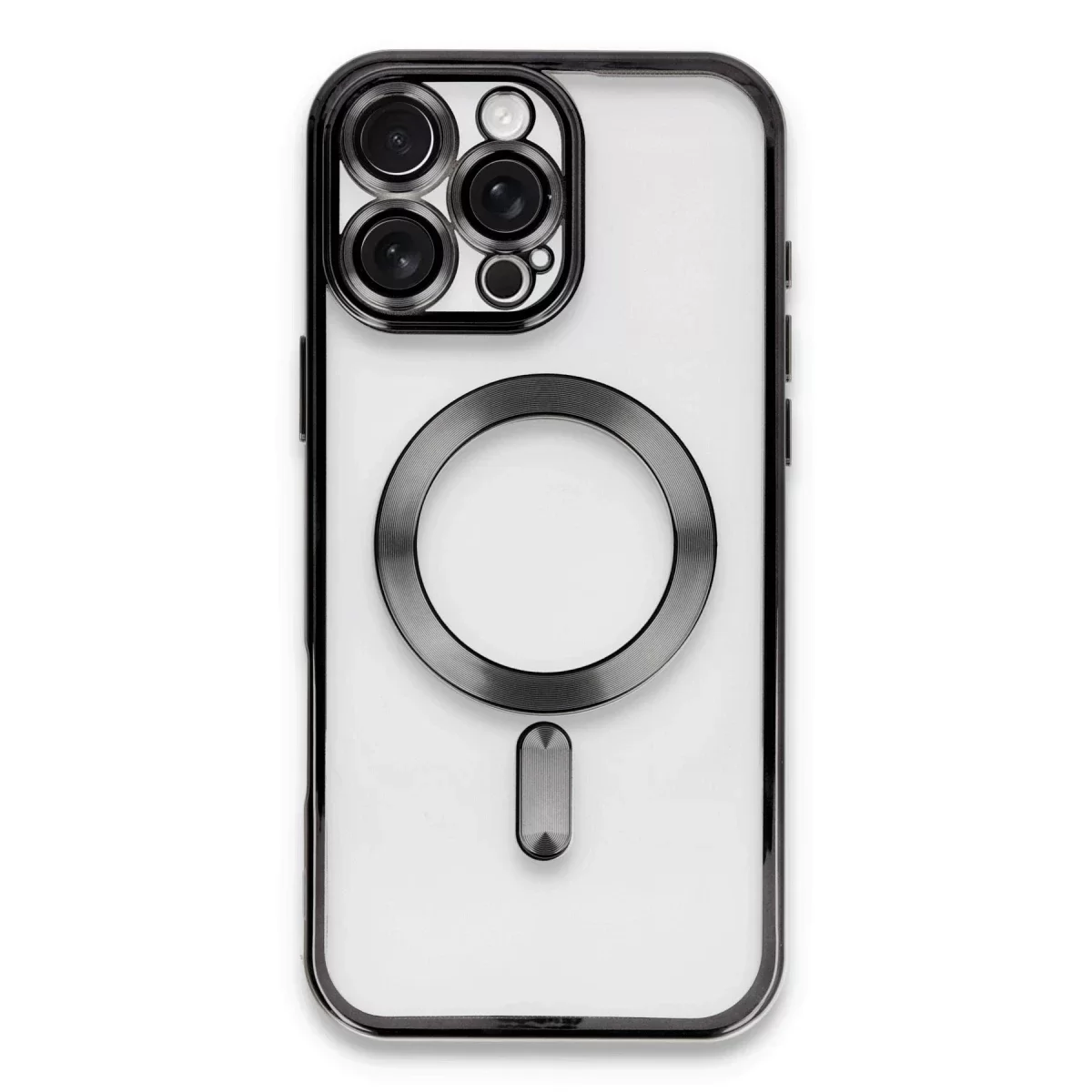 Newface Apple iPhone 16 Pro Kılıf Kross Magneticsafe Kapak - Siyah