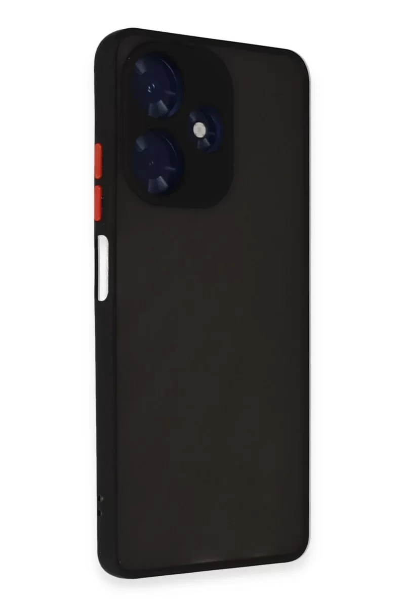 Newface İnfinix Hot 30 4G Kılıf Montreal Silikon Kapak - Siyah