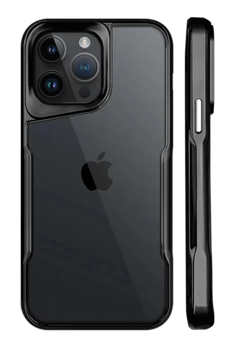 Newface Apple iPhone 15 Pro Kılıf Boyi Silikon Kapak - Siyah