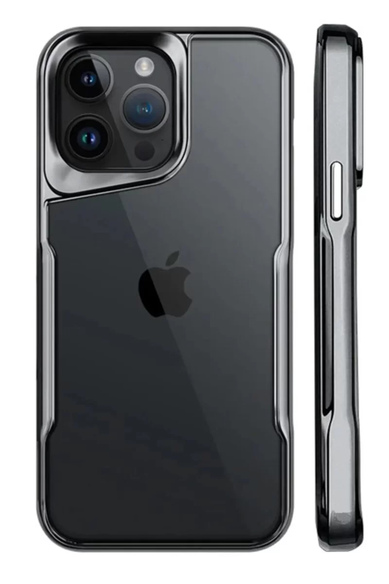 Newface Apple iPhone 15 Pro Kılıf Boyi Silikon Kapak - Titan Gri