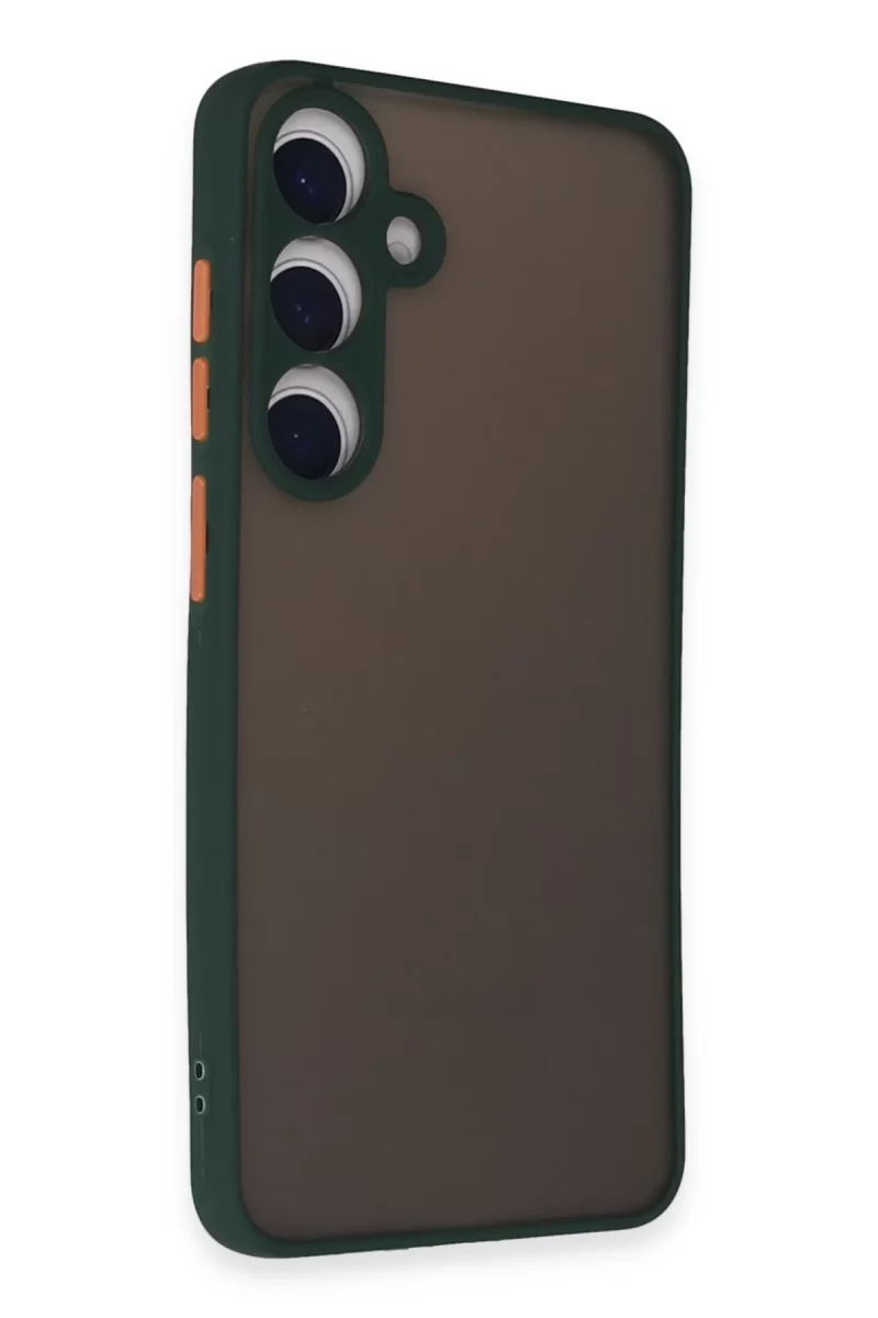 Newface Samsung Galaxy S24 Kılıf Montreal Silikon Kapak - Yeşil