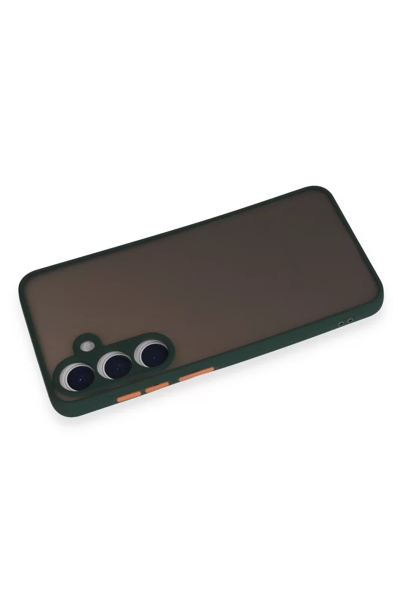 Newface Samsung Galaxy S24 Kılıf Montreal Silikon Kapak - Yeşil
