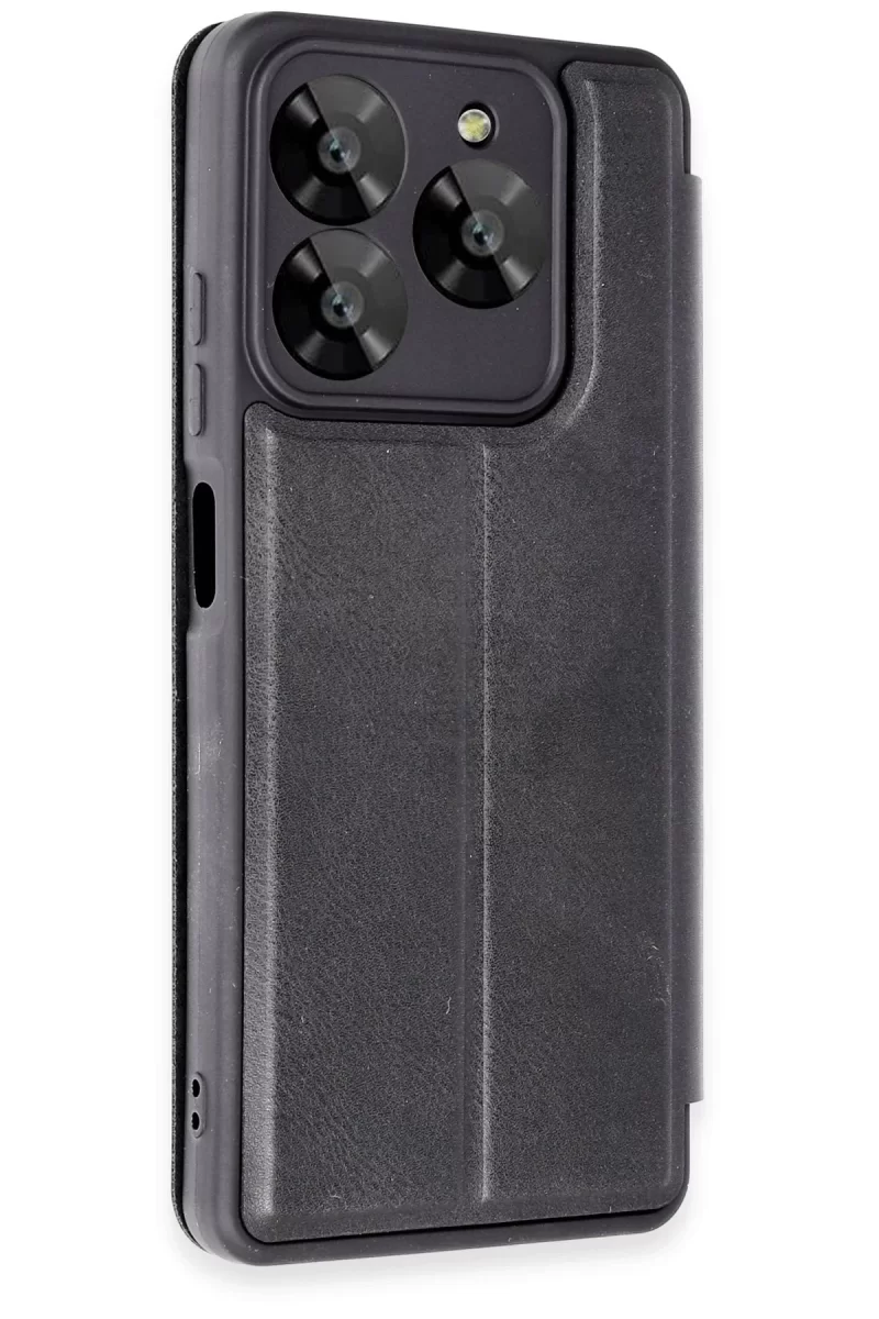 Newface General Mobile Era 30 Kılıf Flip Cover - Siyah