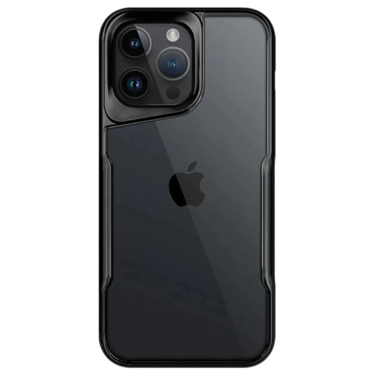 Newface Apple iPhone 15 Pro Max Kılıf Boyi Silikon Kapak - Siyah