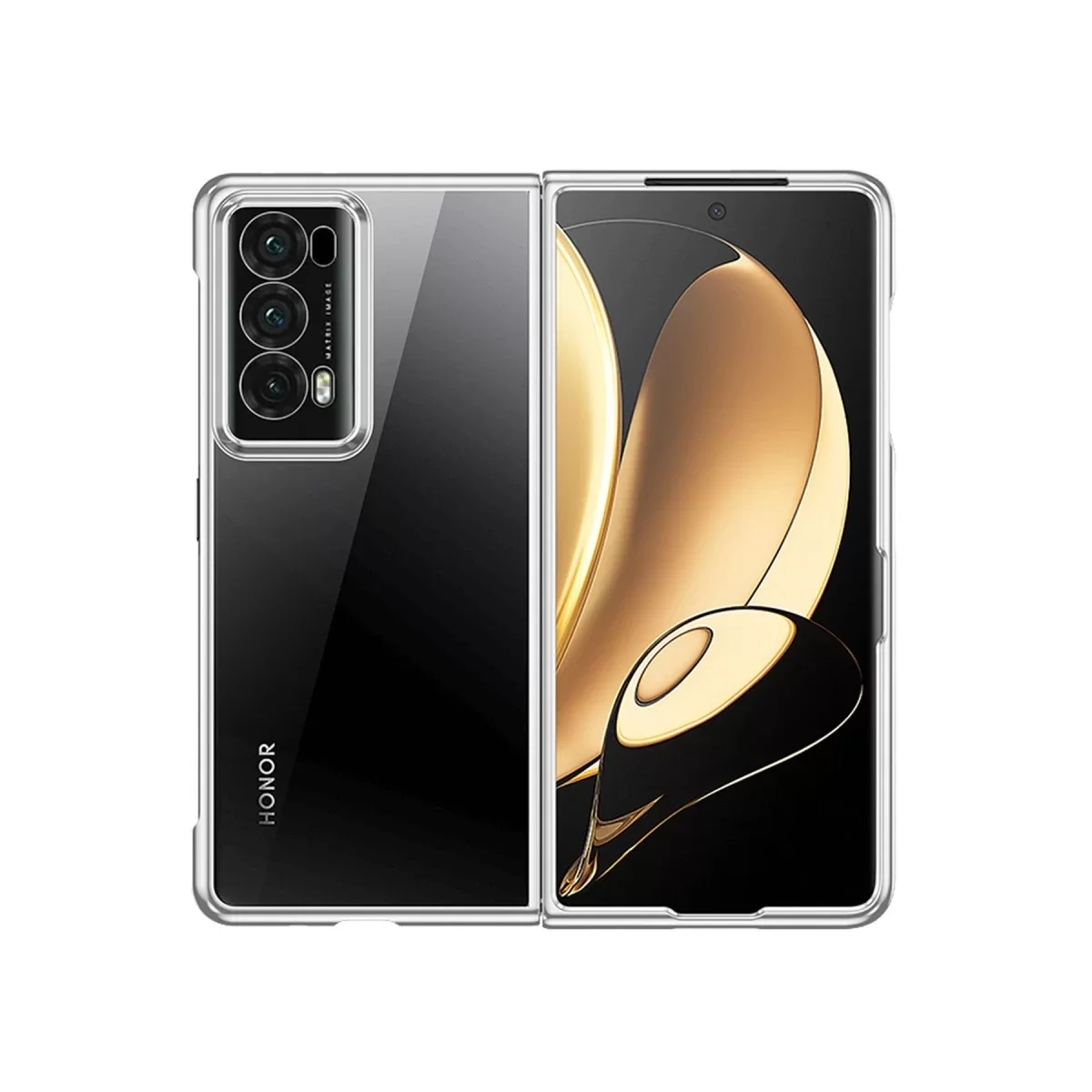 Newface Huawei Honor Magic V2 Kılıf Jasper Kapak - Siyah