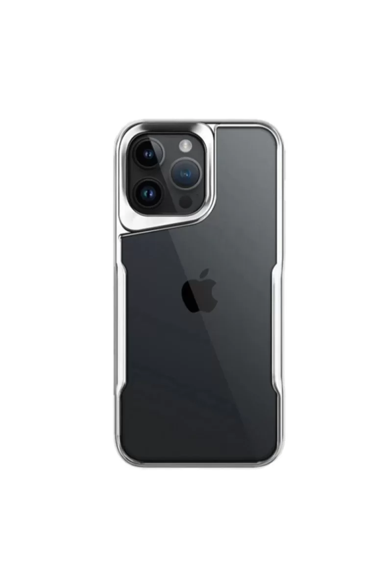 Newface Apple iPhone 16 Pro Max Kılıf Boyi Silikon Kapak - Gümüş