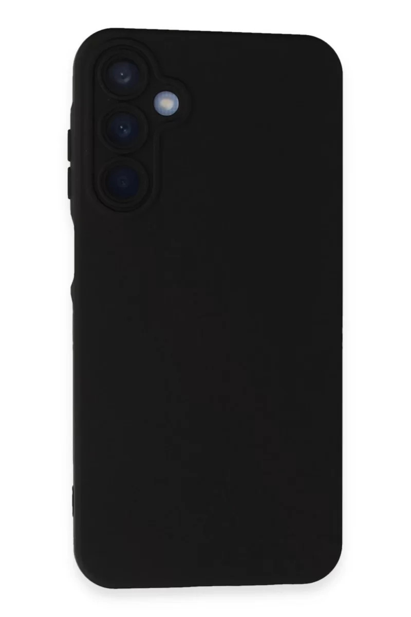 Newface Samsung Galaxy A15 4G Kılıf Nano içi Kadife Silikon - Siyah