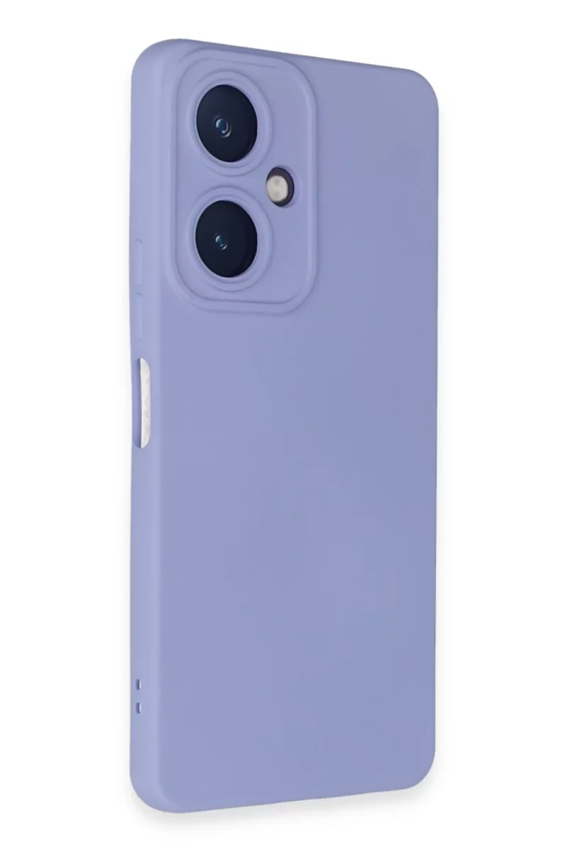 Newface Vivo Y27 Kılıf Nano içi Kadife Silikon - Lila