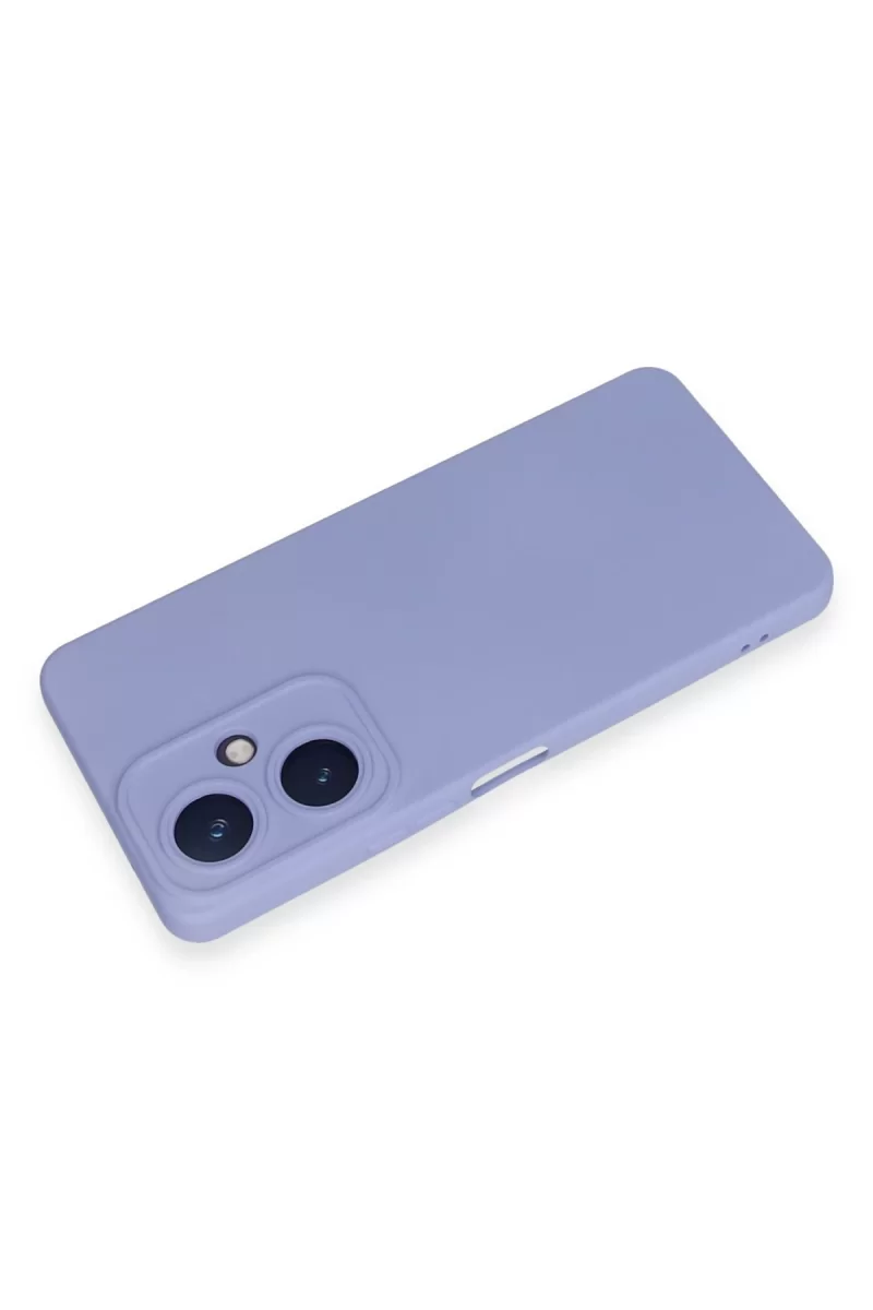 Newface Vivo Y27 Kılıf Nano içi Kadife Silikon - Lila
