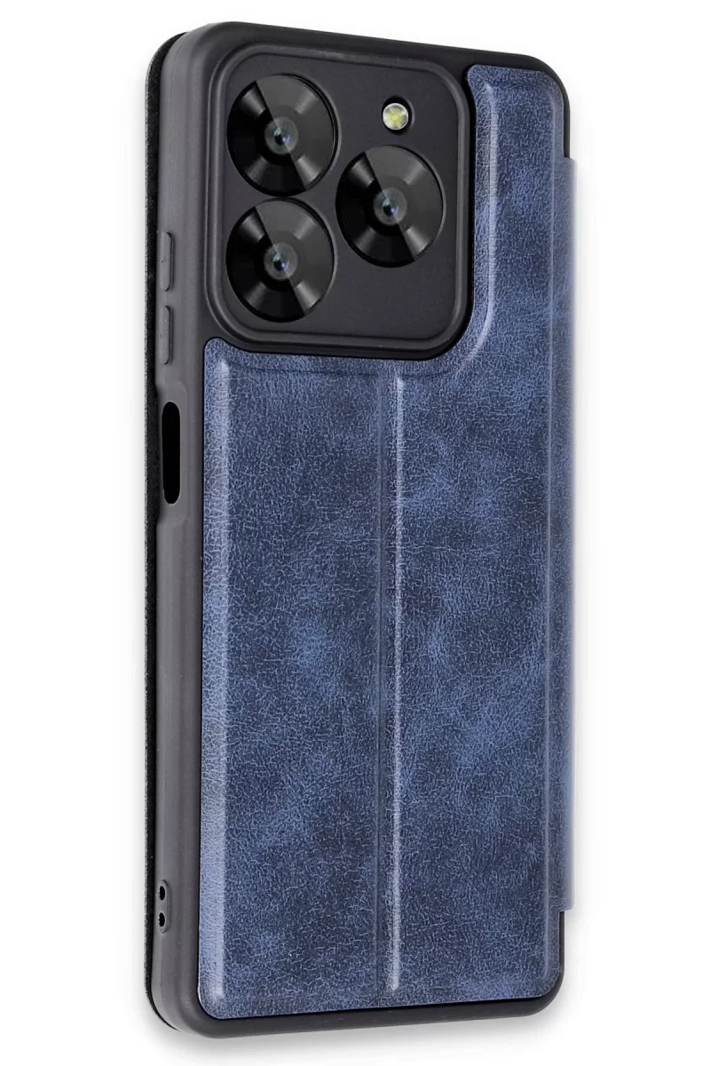 Newface General Mobile Era 50 Kılıf Flip Cover - Lacivert