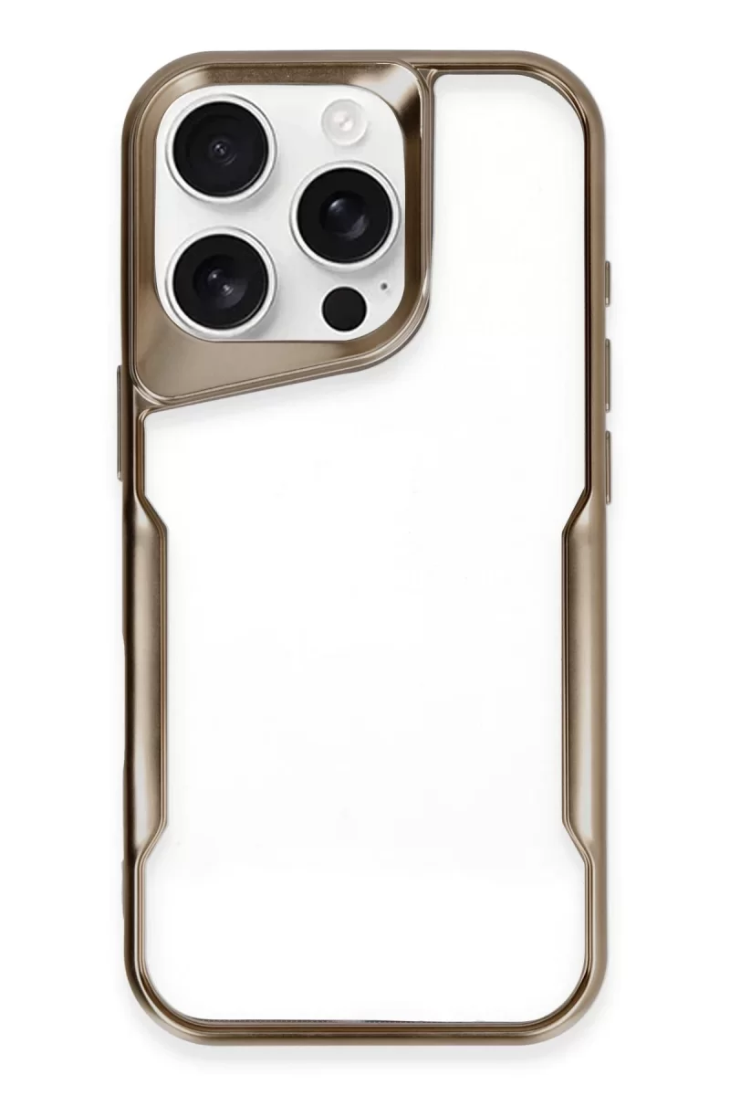 Newface Apple iPhone 16 Pro Max Kılıf Boyi Silikon Kapak - Desert