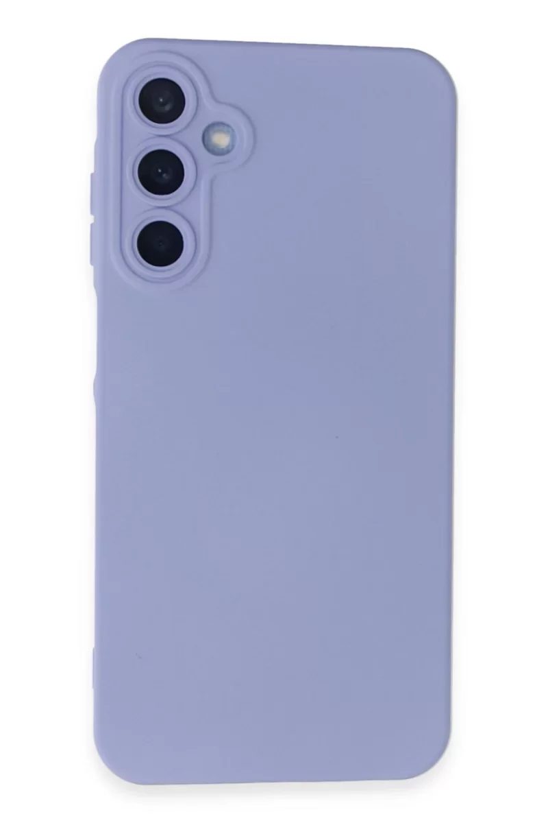 Newface Samsung Galaxy A15 4G Kılıf Nano içi Kadife Silikon - Lila