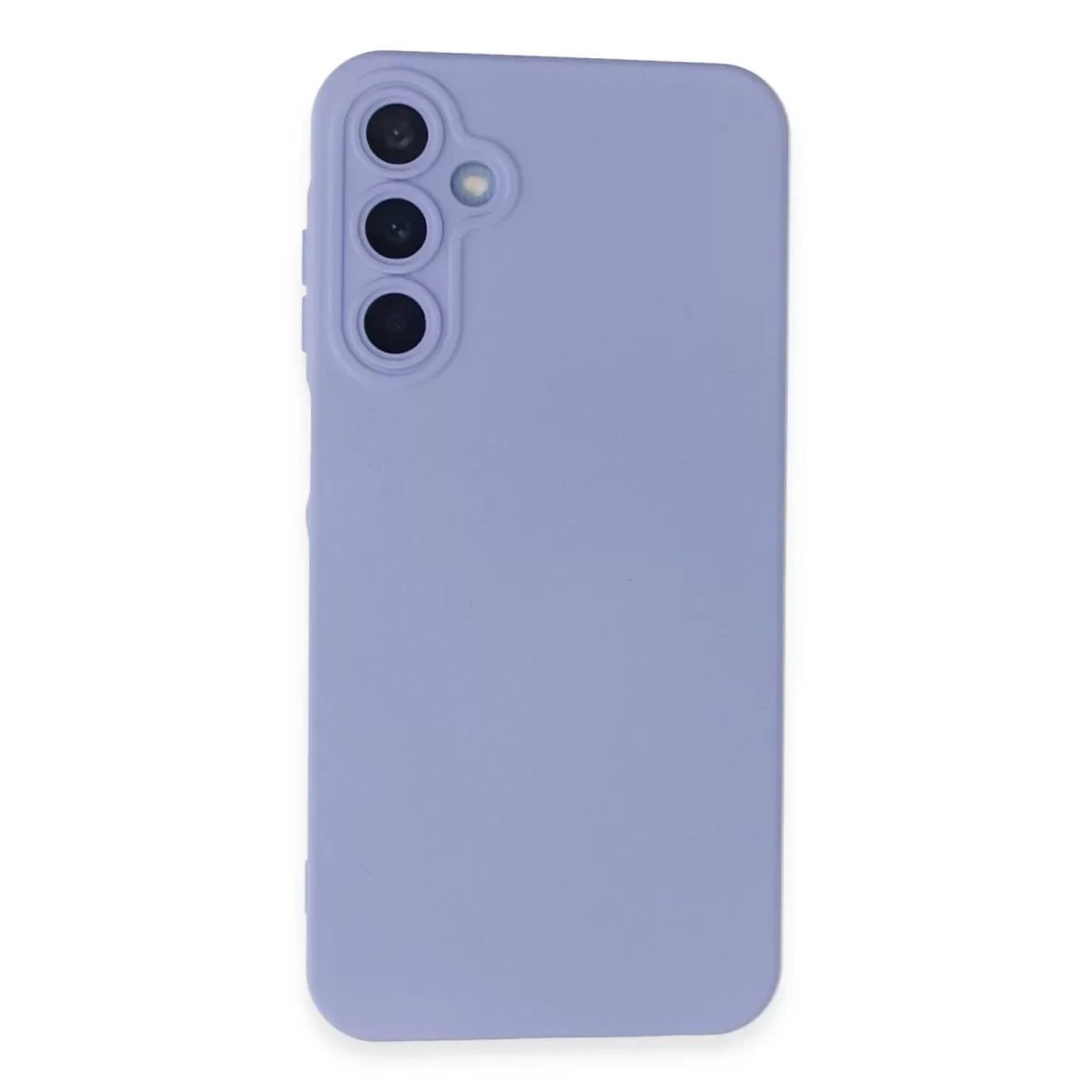 Newface Samsung Galaxy A15 4G Kılıf Nano içi Kadife Silikon - Lila