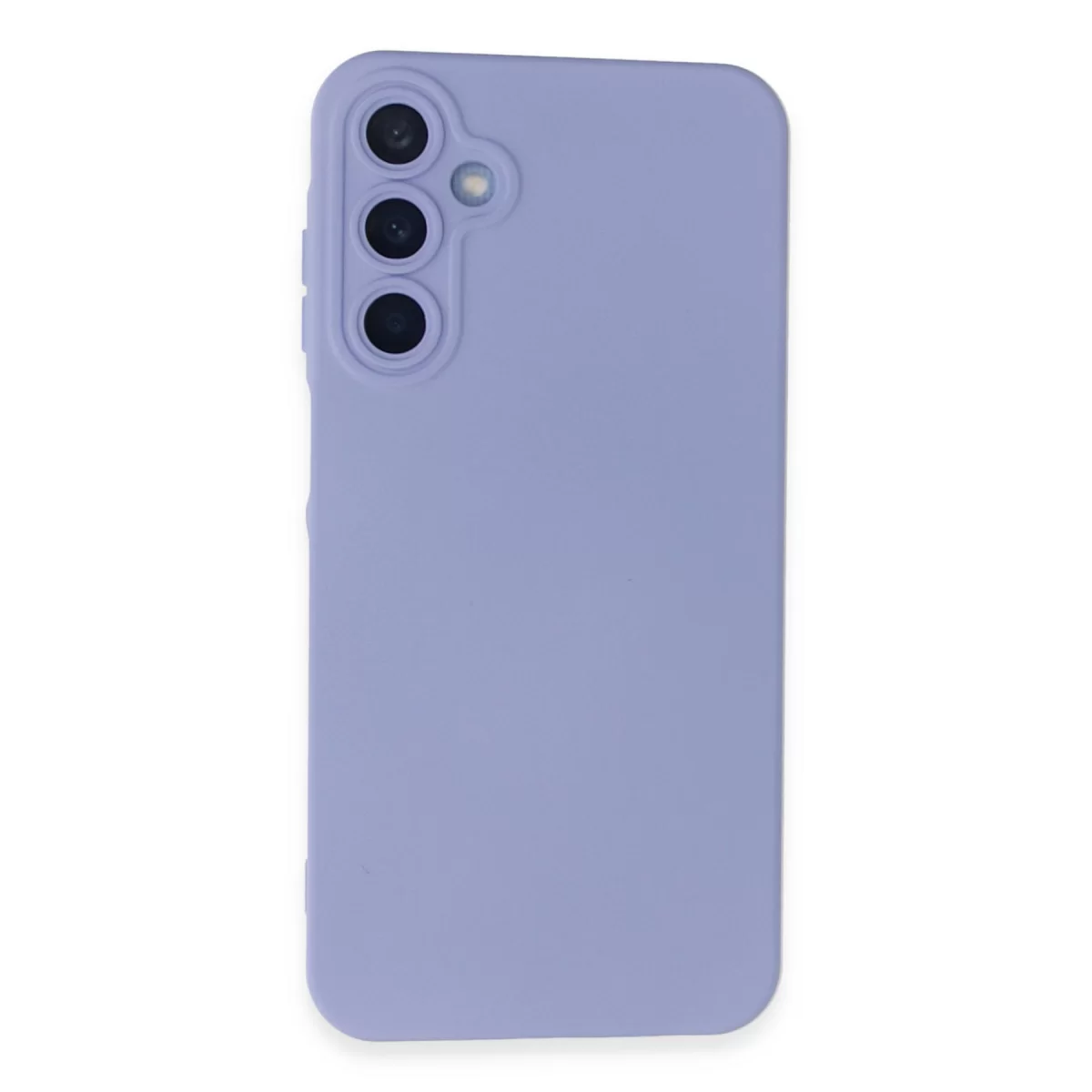 Newface Samsung Galaxy A15 4G Kılıf Nano içi Kadife Silikon - Lila
