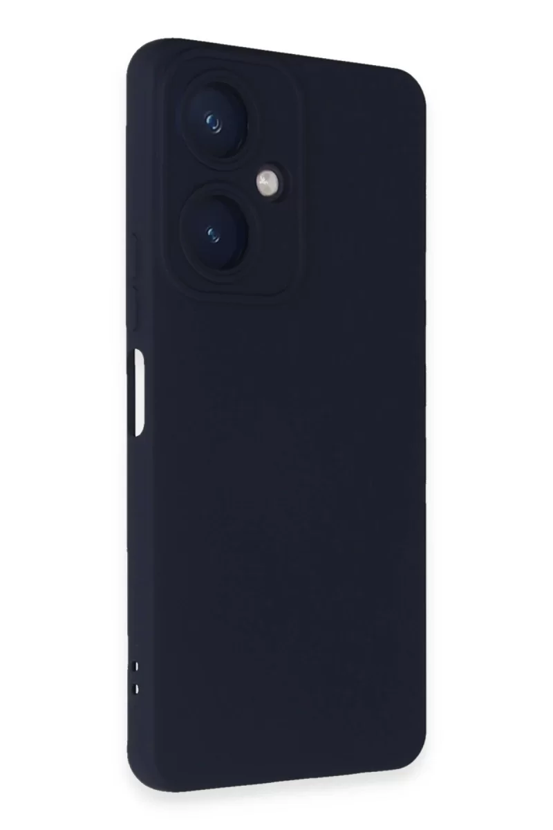 Newface Vivo Y27 Kılıf Nano içi Kadife Silikon - Lacivert