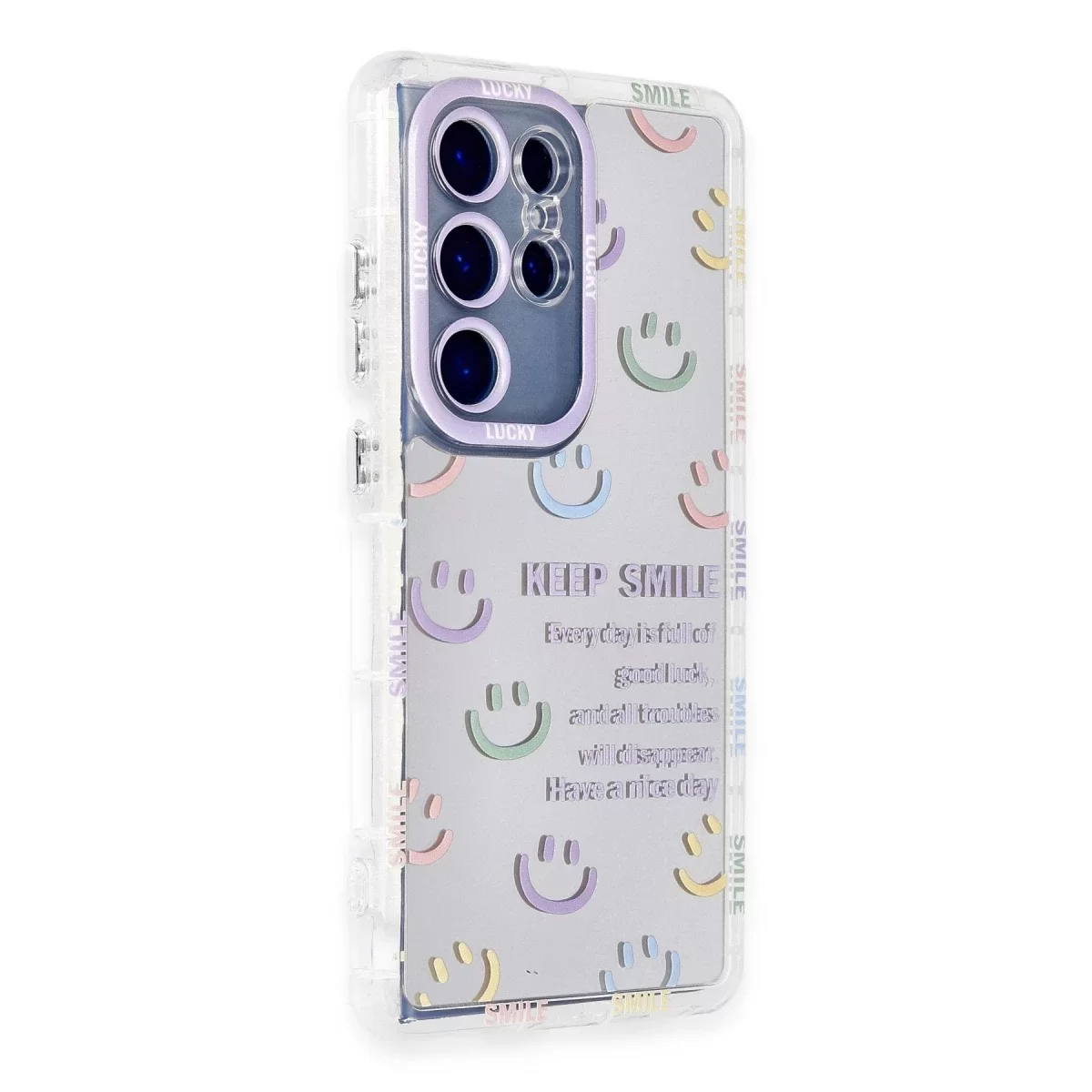 Newface Samsung Galaxy S23 Ultra Kılıf Reflexion Desenli Kapak - Desen 2