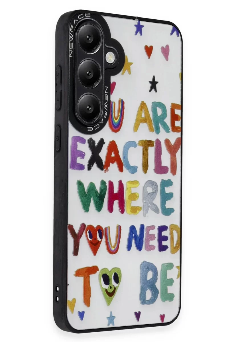 Newface Samsung Galaxy A15 4G Kılıf Mirror Desenli Kapak - Mirror - 10