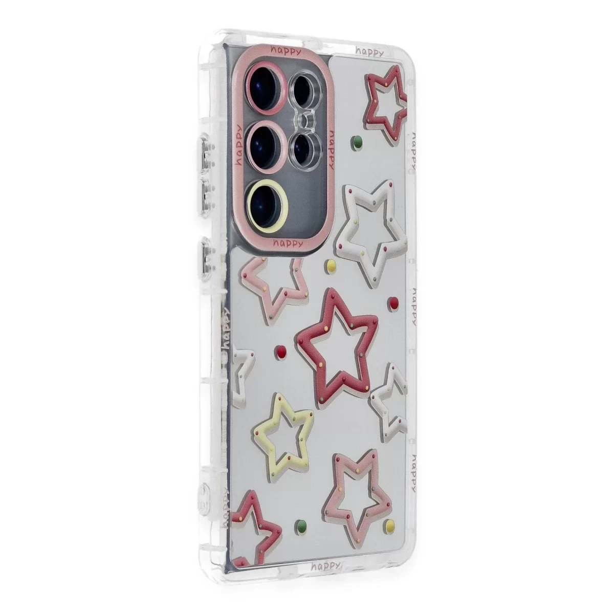 Newface Samsung Galaxy S23 Ultra Kılıf Reflexion Desenli Kapak - Desen 3