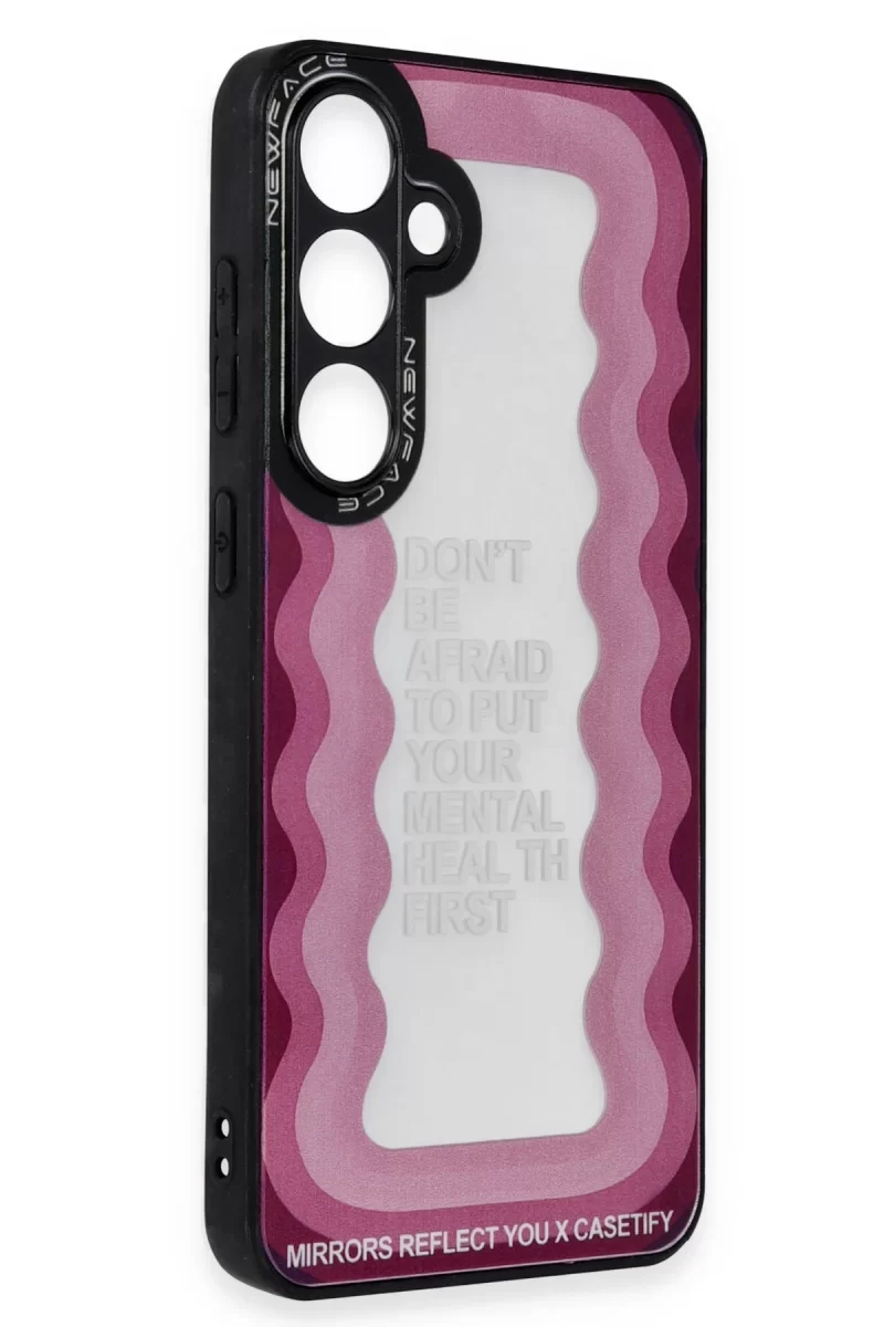 Newface Samsung Galaxy A15 4G Kılıf Mirror Desenli Kapak - Mirror - 11