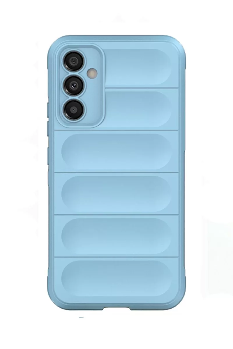 Newface Samsung Galaxy A15 4G Kılıf Optimum Silikon - Sky Blue