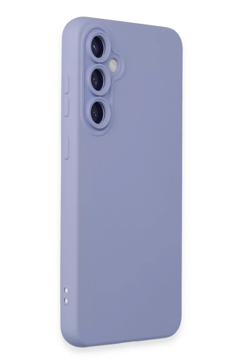 Newface Samsung Galaxy S24 Kılıf Nano içi Kadife Silikon - Lila