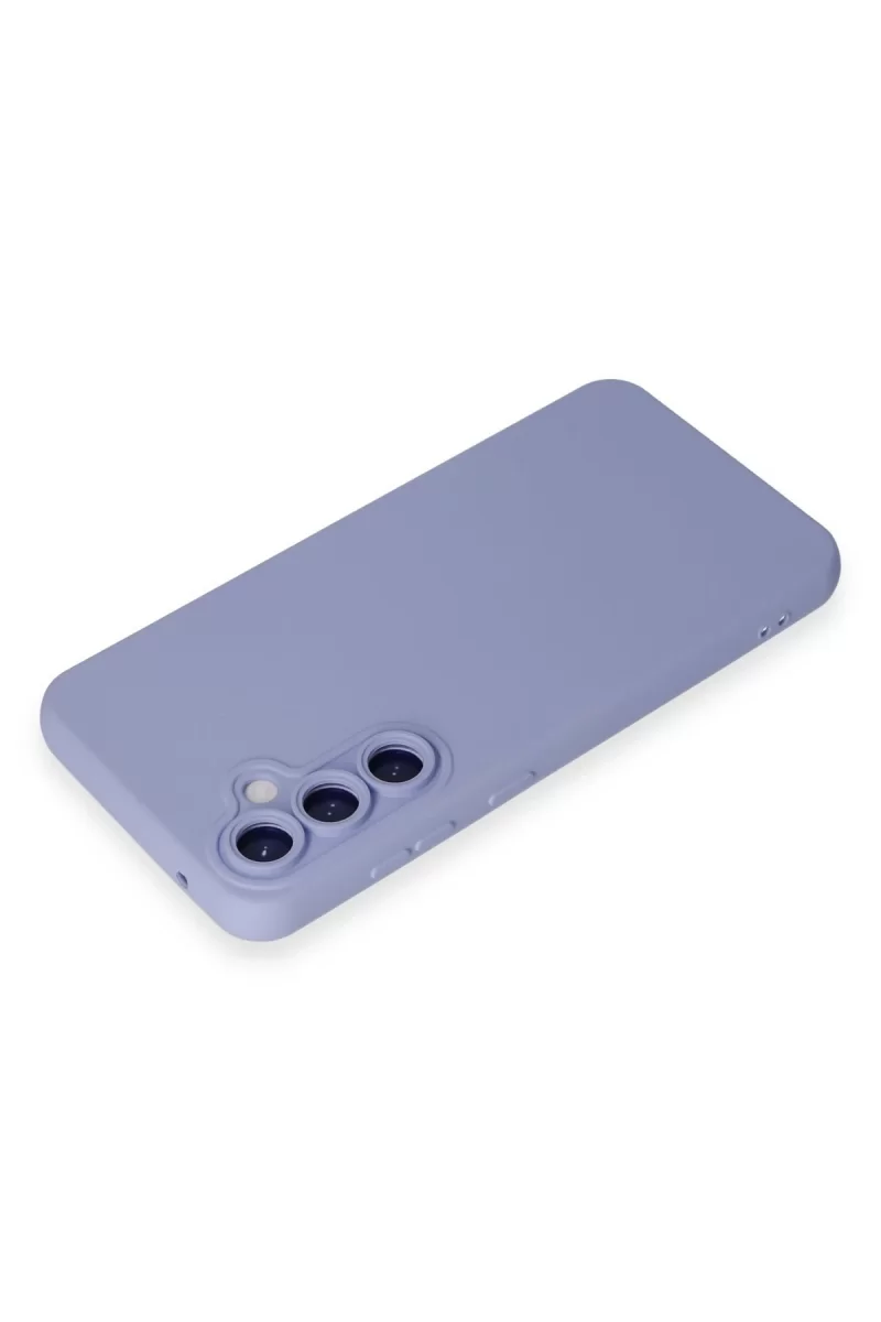 Newface Samsung Galaxy S24 Kılıf Nano içi Kadife Silikon - Lila