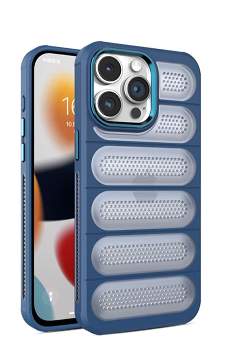 Newface Apple iPhone 14 Pro Kılıf Airmax Silikon Kapak - Lacivert