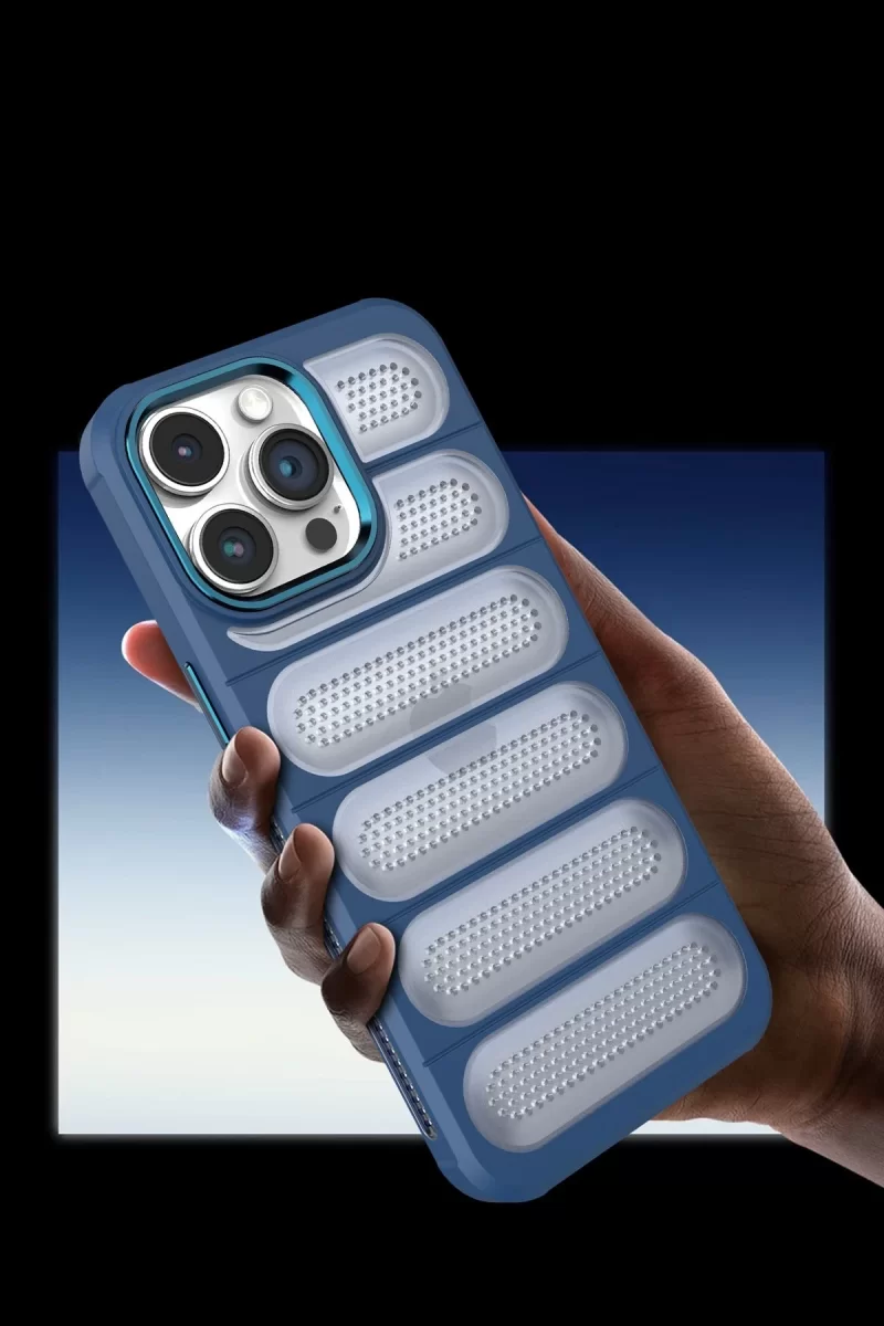 Newface Apple iPhone 14 Pro Kılıf Airmax Silikon Kapak - Lacivert