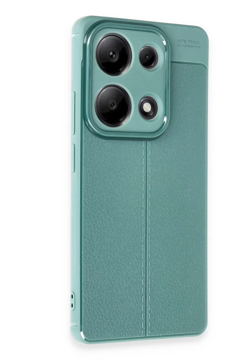 Newface Xiaomi Redmi Note 13 Pro 4G Kılıf Auto Focus Kapak - Koyu Yeşil