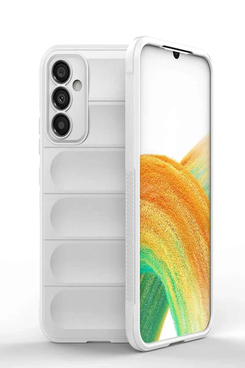Newface Samsung Galaxy A25 5G Kılıf Optimum Silikon - Krem