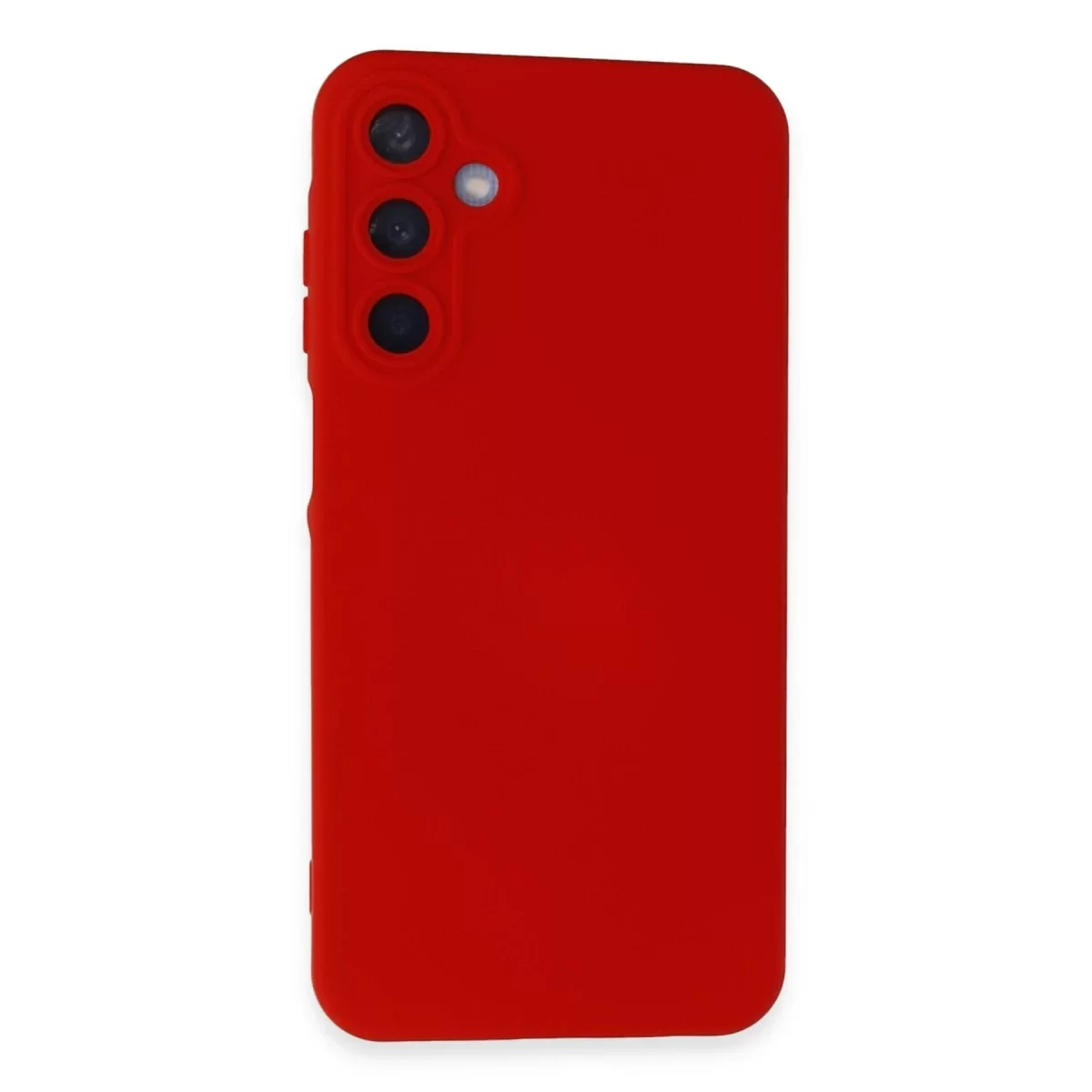 Newface Samsung Galaxy A25 5G Kılıf Nano içi Kadife Silikon - Kırmızı
