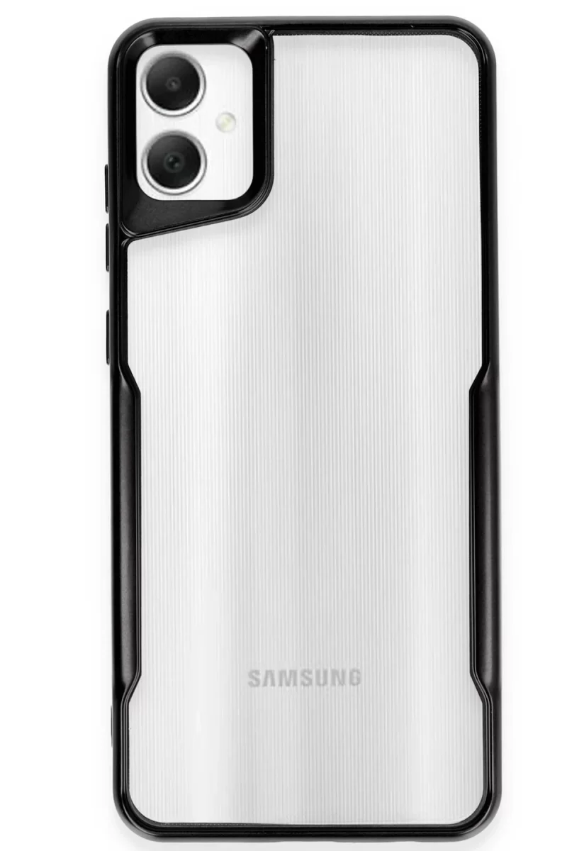 Newface Samsung Galaxy A05 Kılıf Boyi Silikon Kapak - Siyah