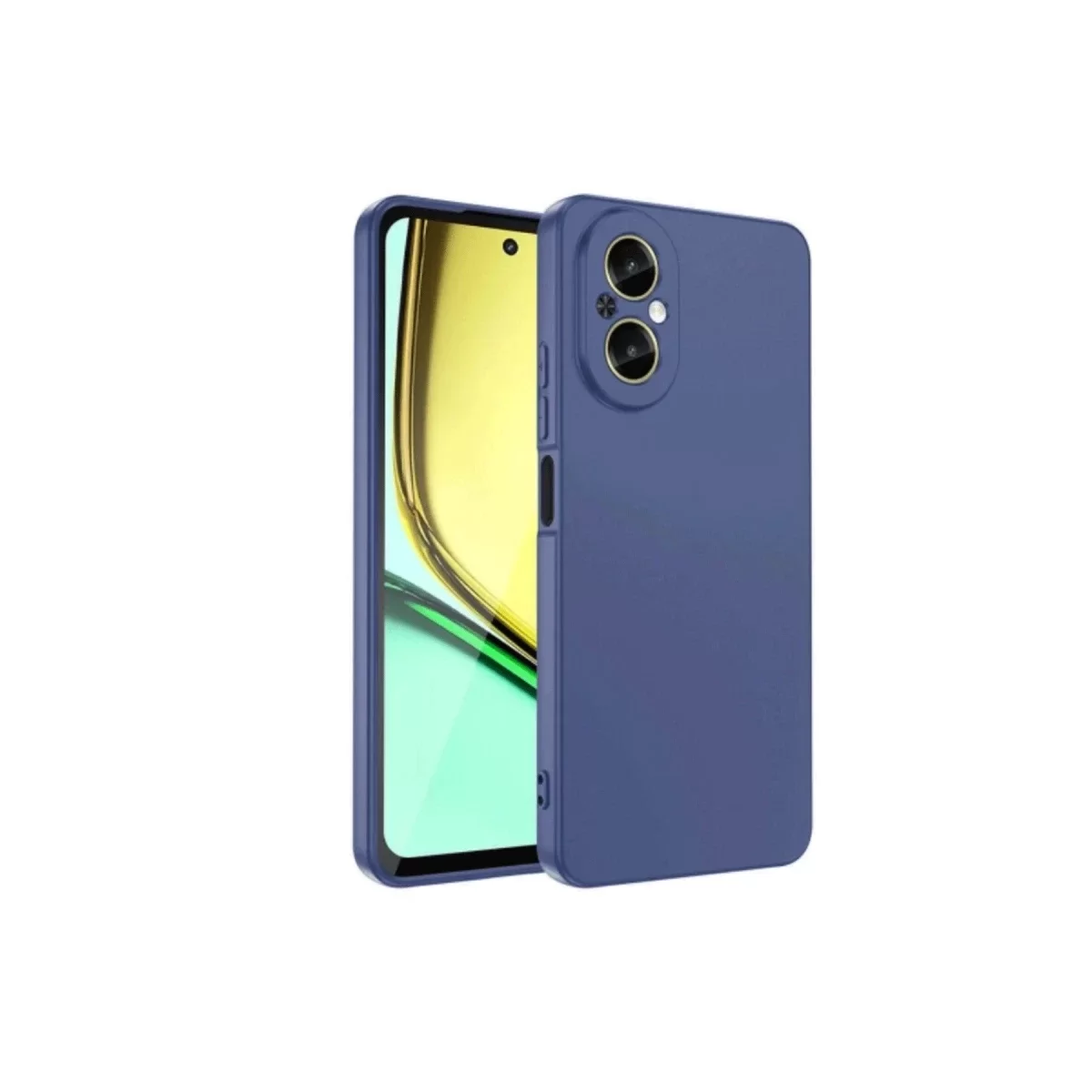 Newface Realme 12 Lite Kılıf First Silikon - Lacivert