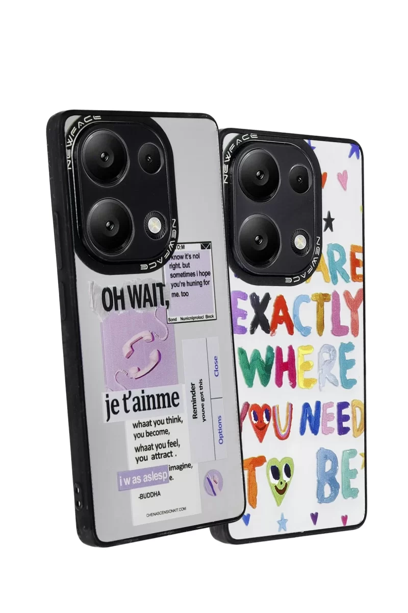 Newface Xiaomi Redmi Note 13 Pro 5G Kılıf Mirror Desenli Kapak - Mirror - 11