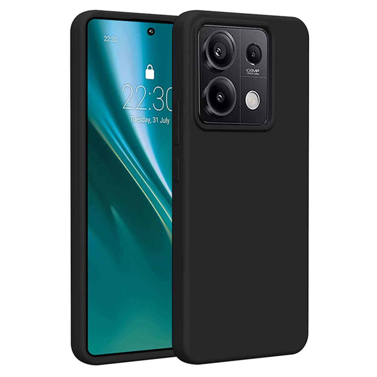 Newface Xiaomi Redmi Note 13 4G Kılıf First Silikon - Siyah