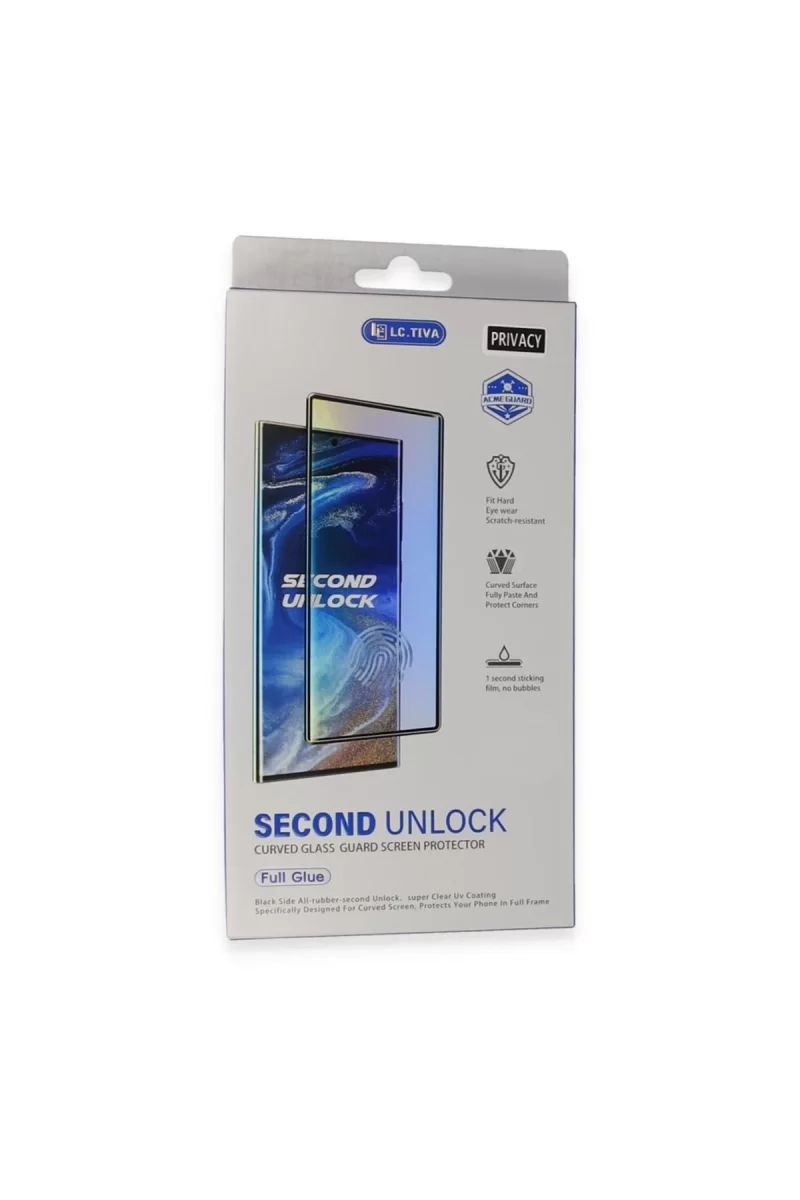 Newface Samsung Galaxy S24 Ultra Durable Full Glue Curved Hayalet Cam