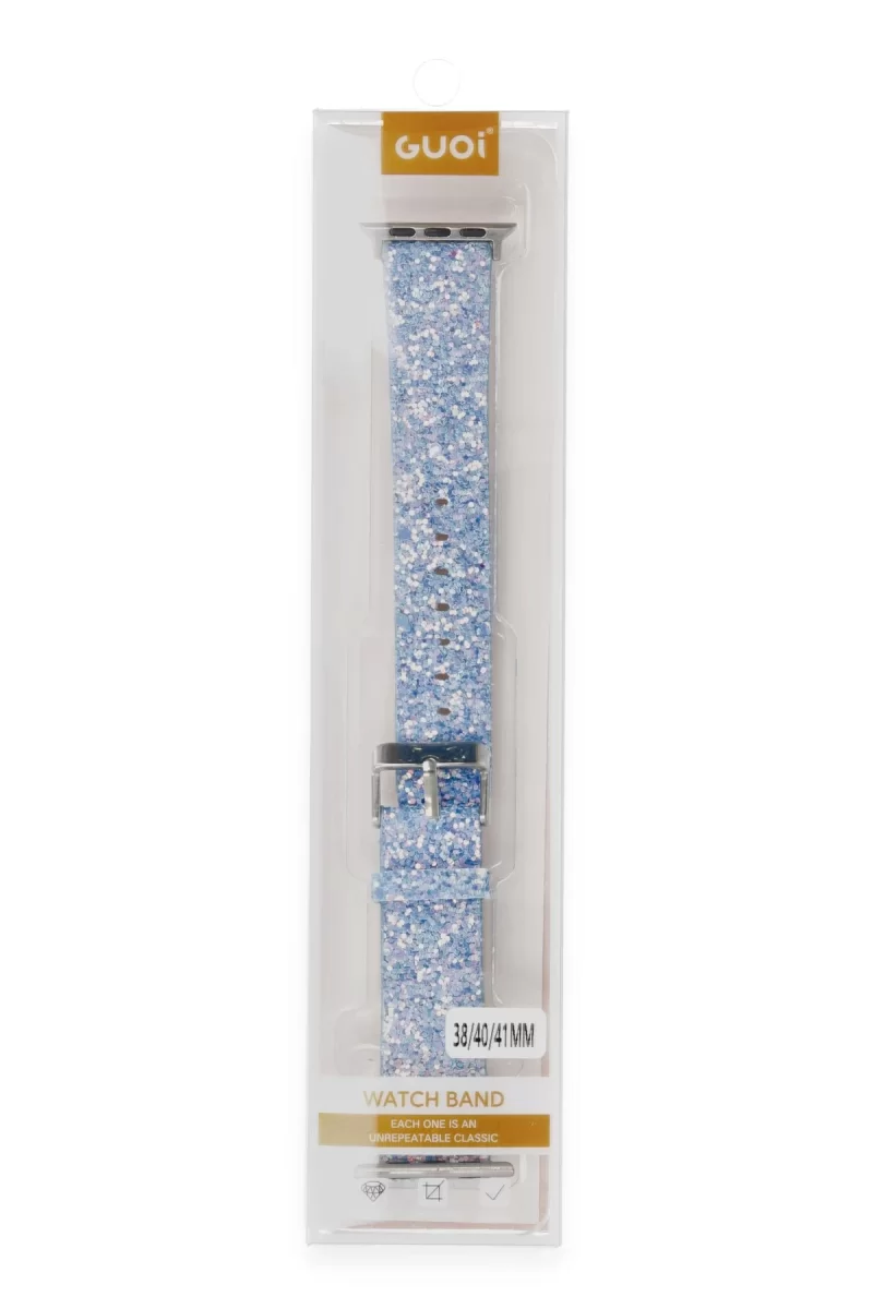 Newface Apple Watch 38mm Starry Taşlı Kordon - Turkuaz