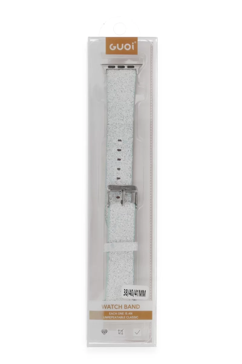 Newface Apple Watch 38mm Starry Taşlı Kordon - Mavi