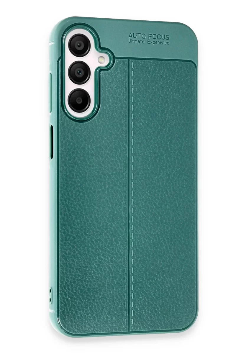 Newface Samsung Galaxy A25 5G Kılıf Auto Focus Kapak - Koyu Yeşil
