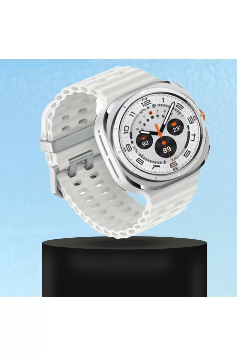Newface Watch 7 Ultra KR417 Rug Silikon Kordon - Turuncu