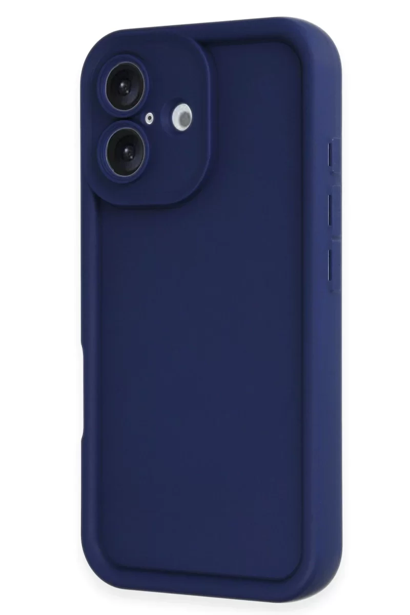 Newface Apple iPhone 16 Kılıf Viera Silikon - Lacivert