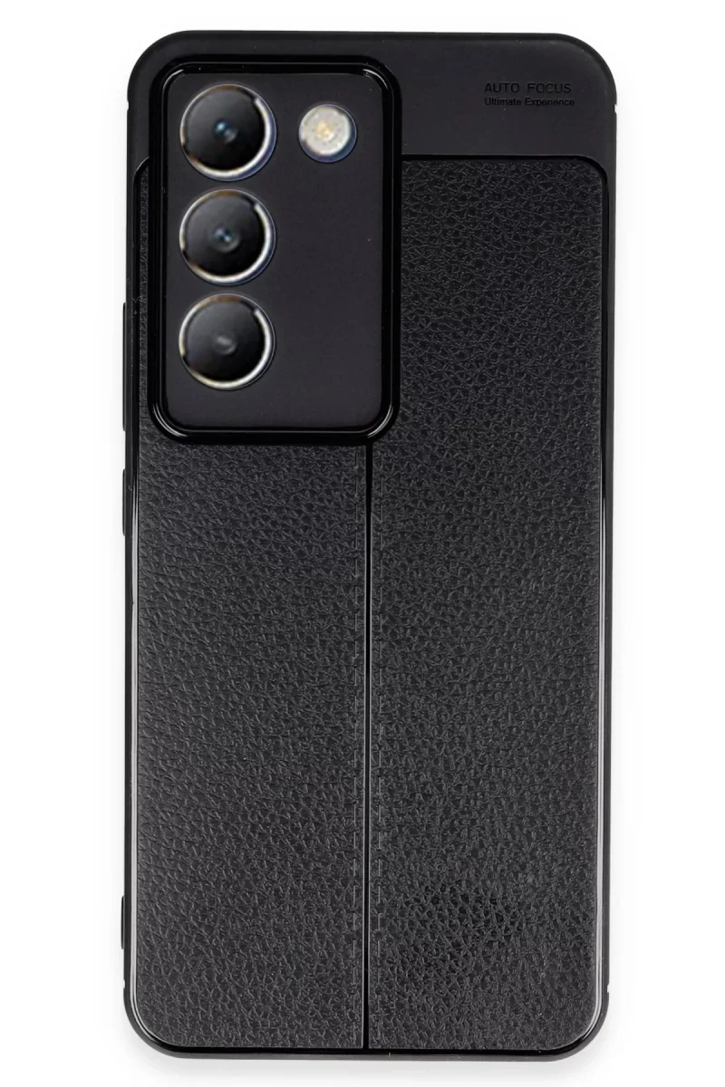 Newface Vivo V30 Lite 4G Kılıf Auto Focus Kapak - Siyah