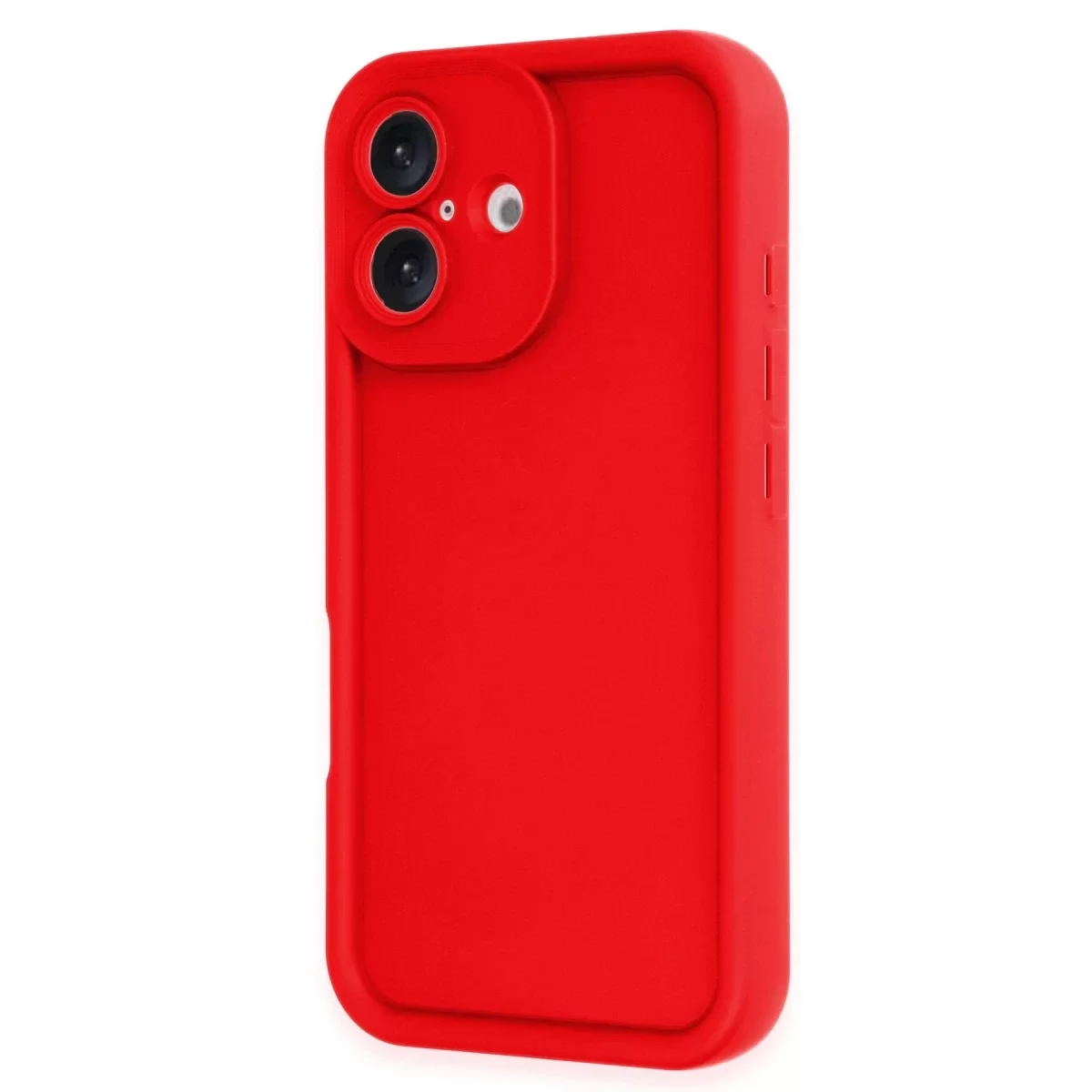 Newface Apple iPhone 16 Kılıf Viera Silikon - Kırmızı