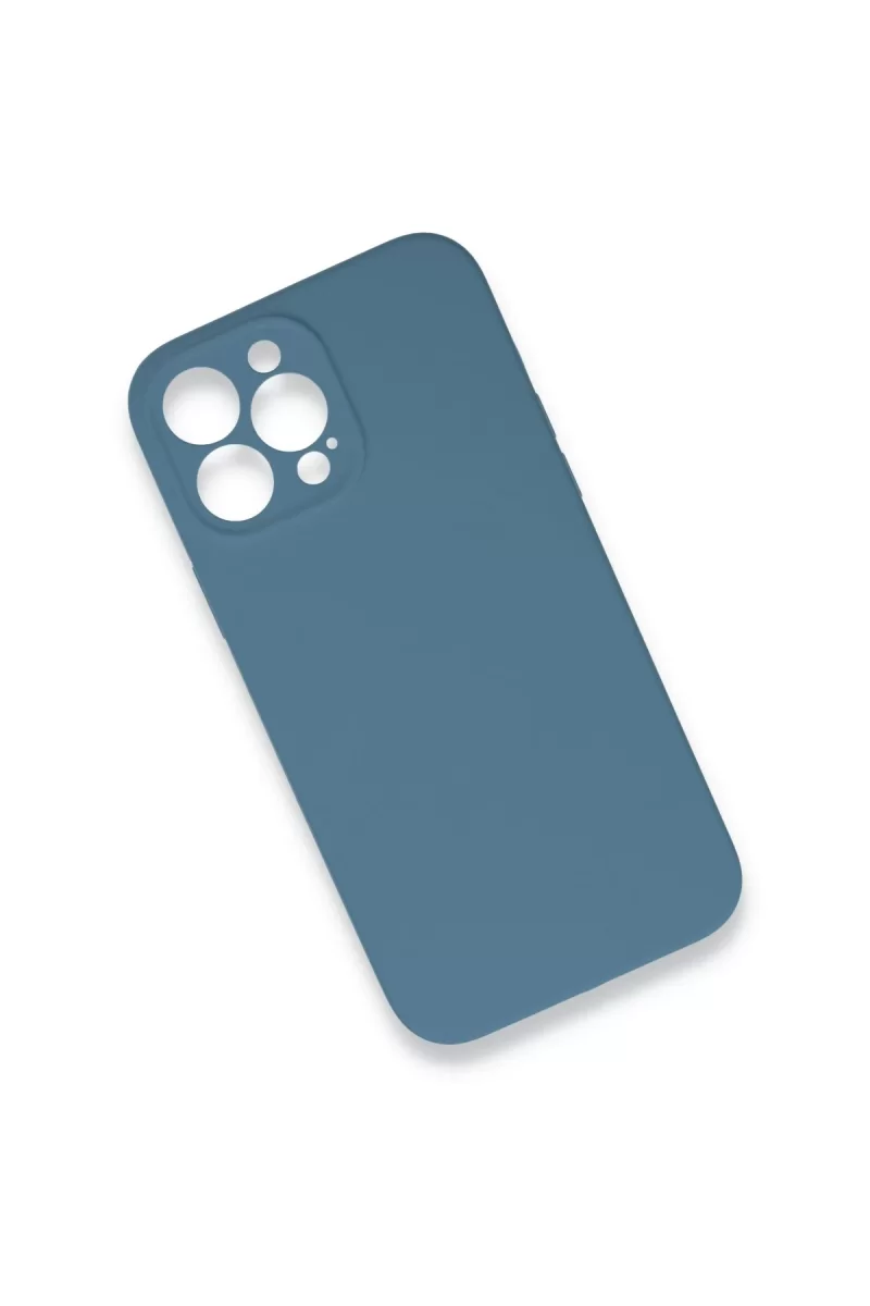Newface Apple iPhone 13 Pro Max Kılıf Lansman Legant Silikon - Açık Mavi