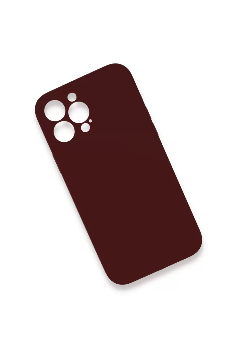 Newface Apple iPhone 13 Pro Max Kılıf Lansman Legant Silikon - Bordo