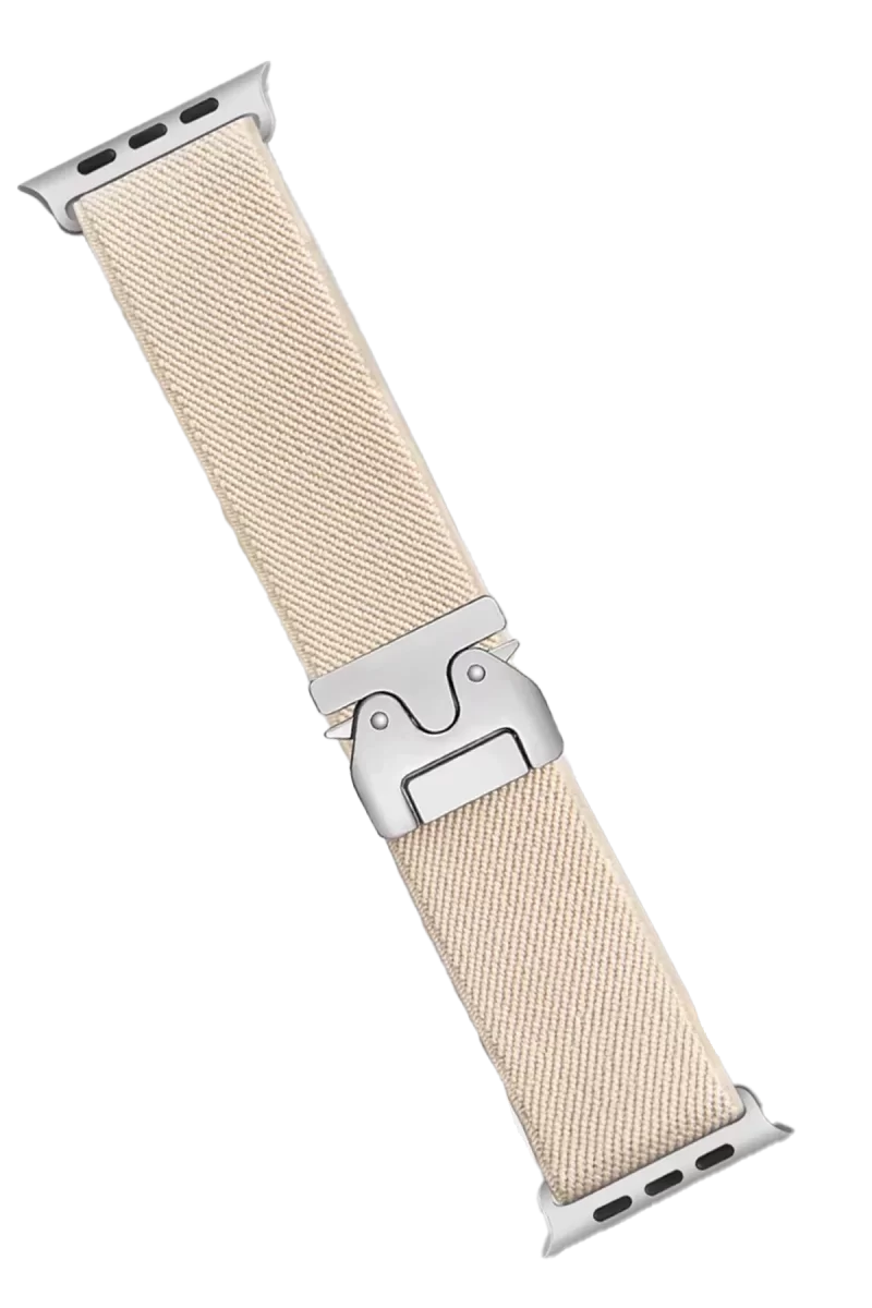 Newface Apple Watch 42mm Forest Kumaş Kordon - Krem