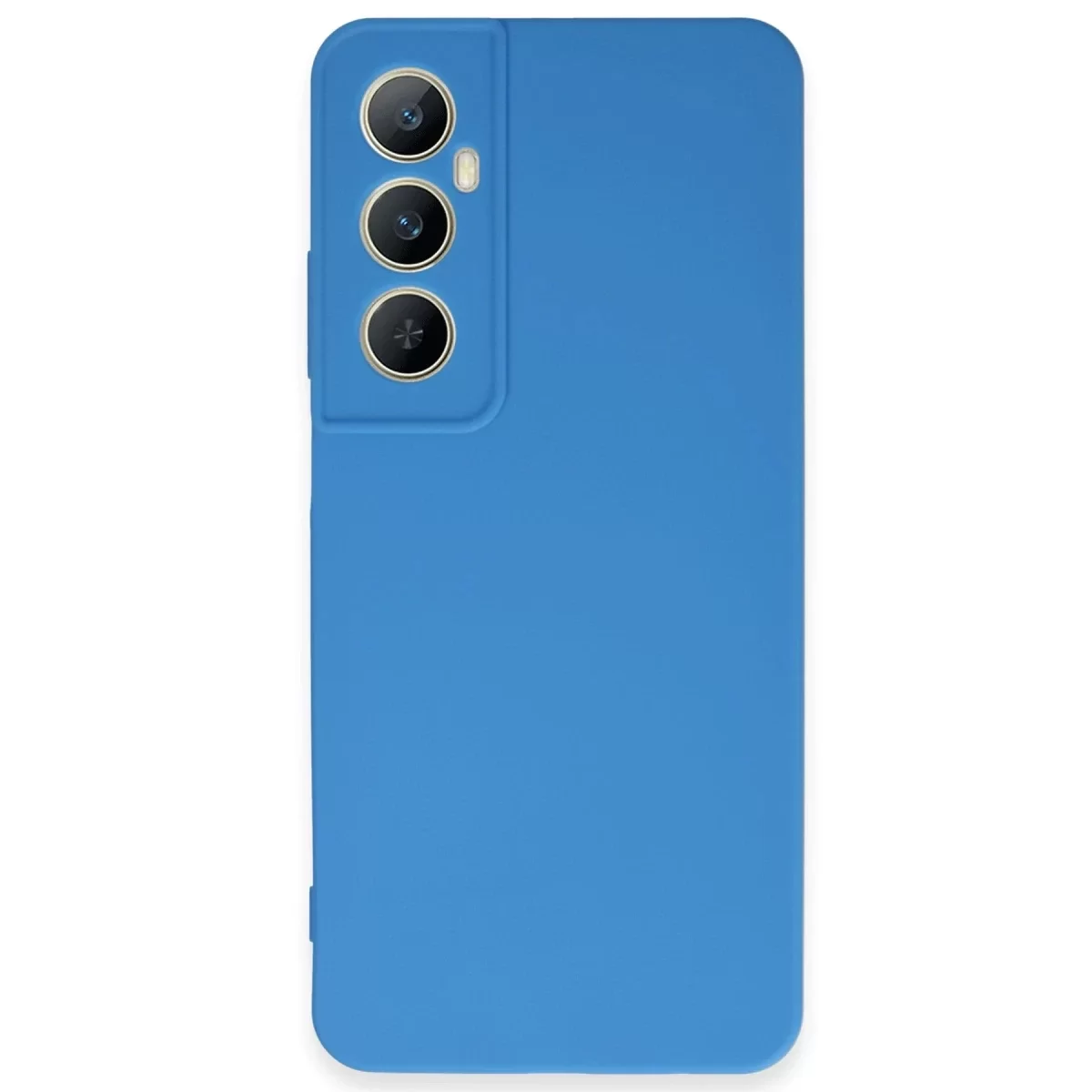 Newface Realme C65 Kılıf First Silikon - Mavi