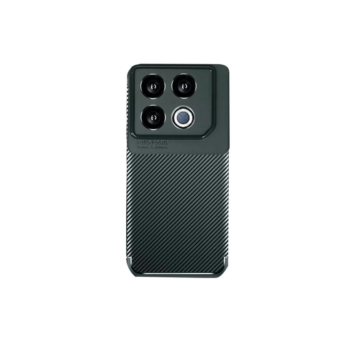 Newface İnfinix GT 20 Pro Kılıf Auto Focus Karbon Kapak - Koyu Yeşil