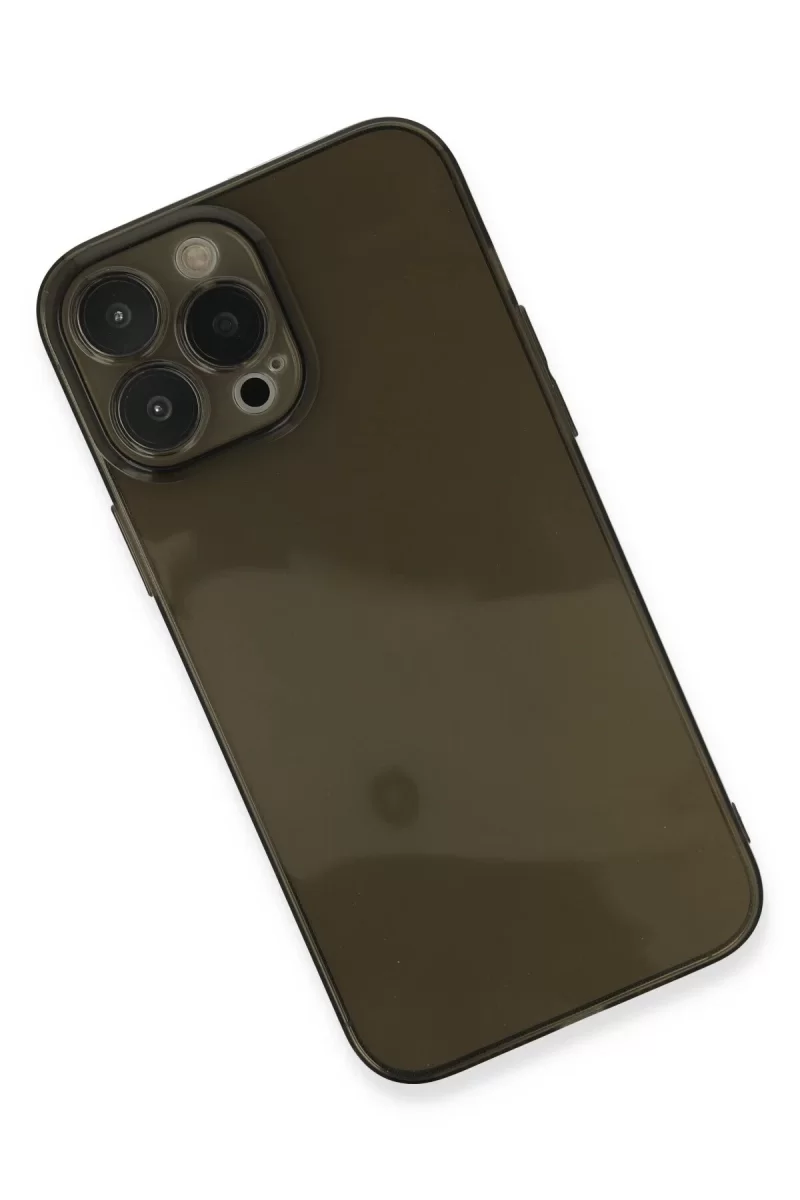 Newface Apple iPhone 13 Pro Kılıf Fly Lens Silikon - Siyah